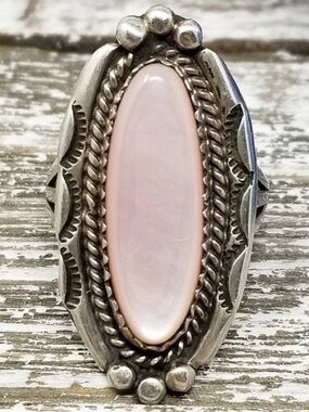 Sterling Silver MOP Statement Ring